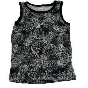 Old Navy Black Pineapple Tank Top Size 2T
